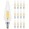 Luxrite HX10.5 LED Light Bulbs 4.5W 60W Equivalent 500LM 3000K Soft White Dimmable E12 Base, 12PK LR21671-12PK - alternate 1